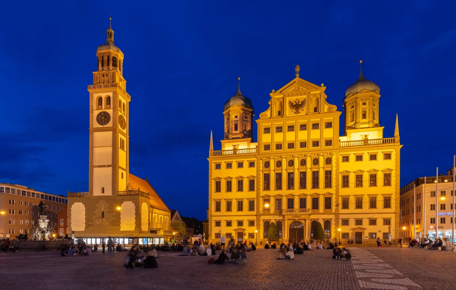 Stadtansicht von Augsburg