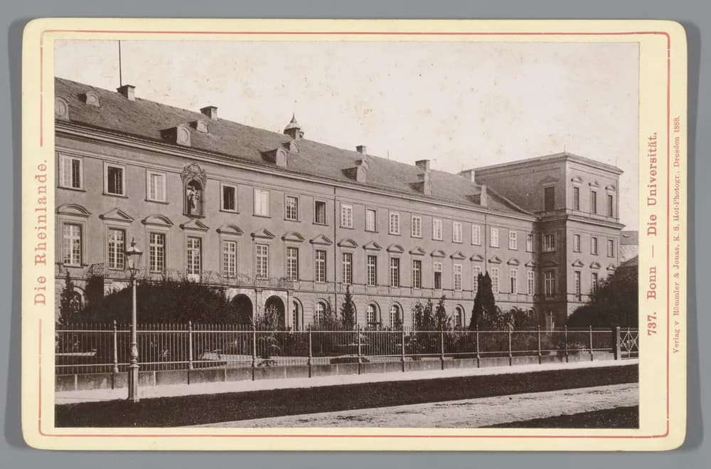De Universiteit van Bonn Die Rheinlande. . Bonn (serietitel), RP-F-- — Bonn