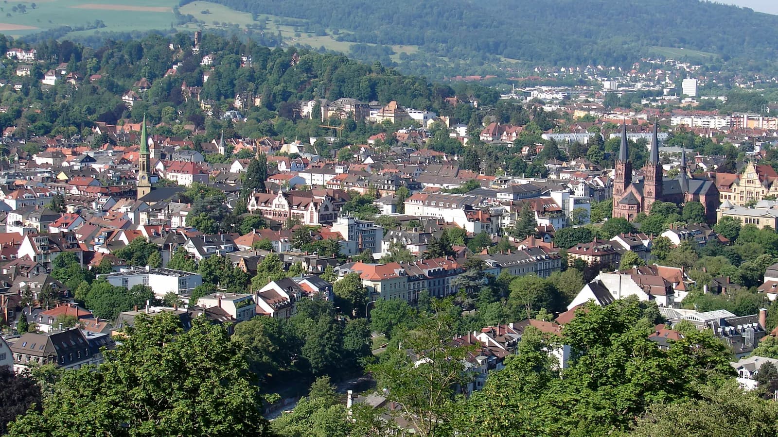 Stadtansicht von Freiburg