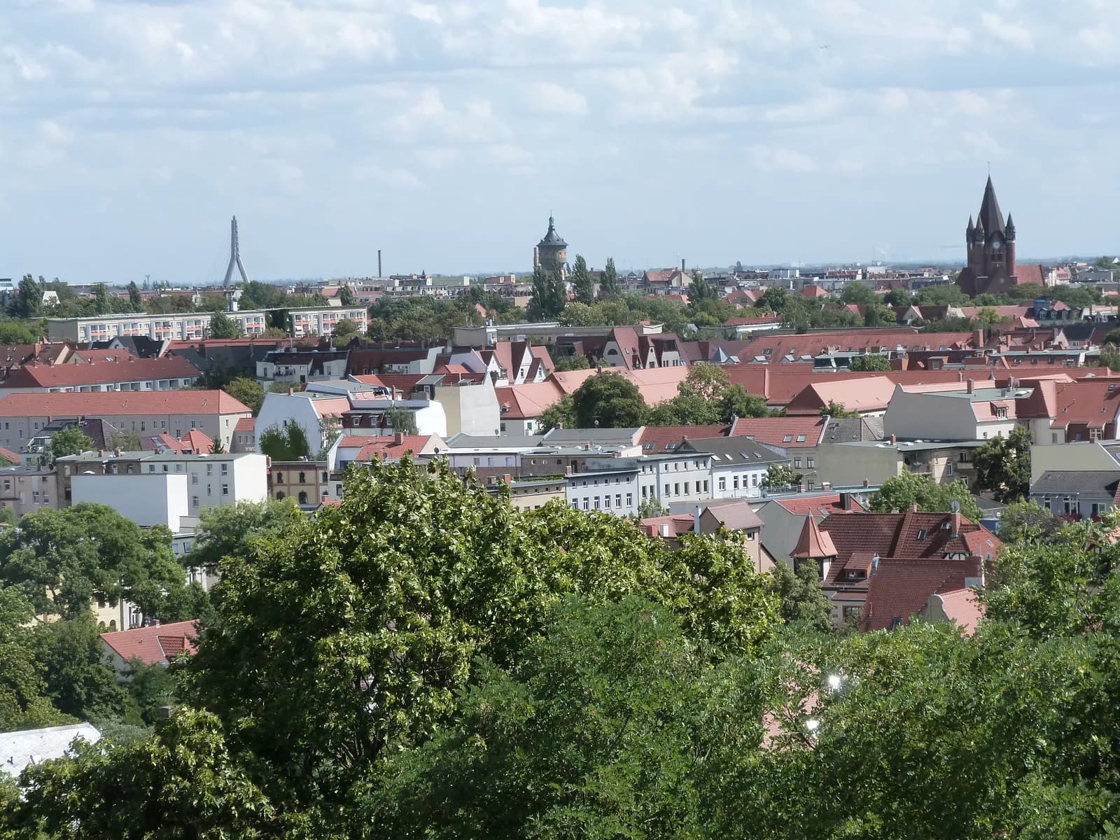 Stadtansicht von Halle (Saale)