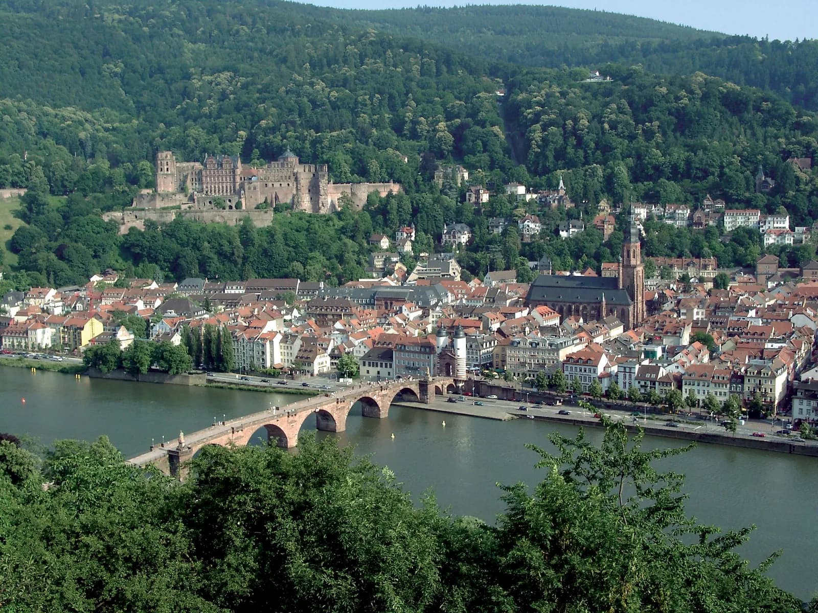 Stadtansicht von Heidelberg