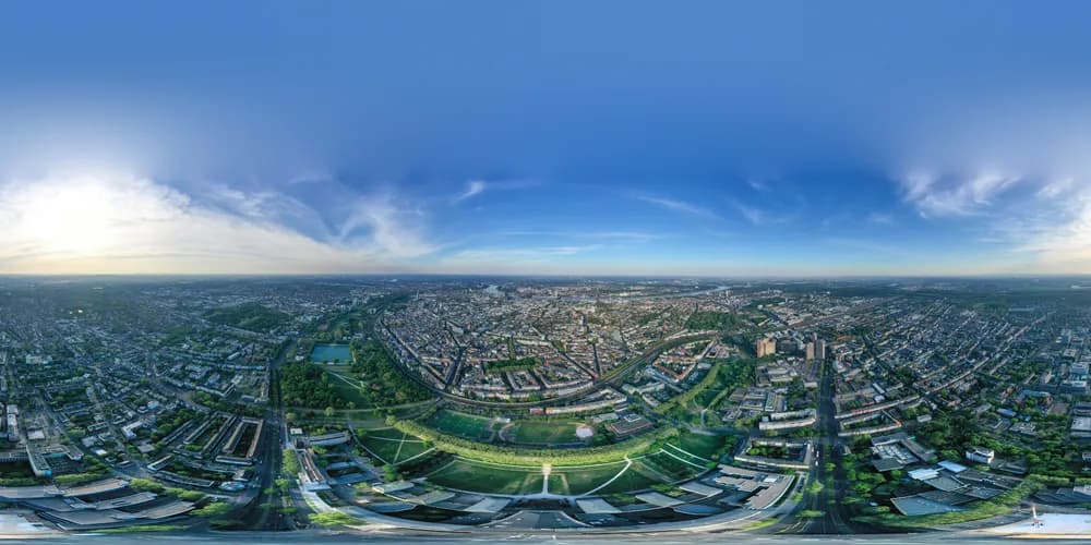 Universität Köln – Kugelpanorama aus Metern Höhe (April ) — Köln