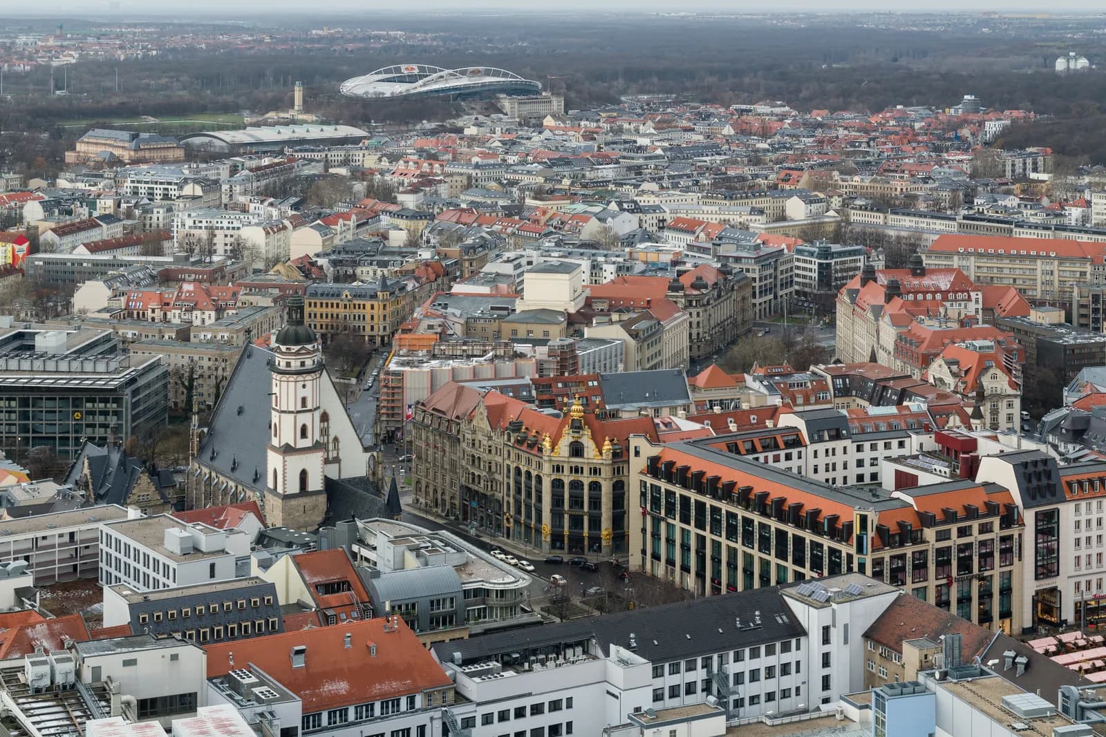 Stadtansicht von Leipzig