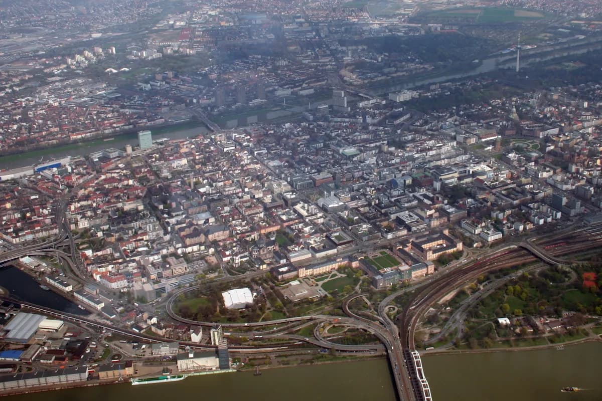 Stadtansicht von Mannheim