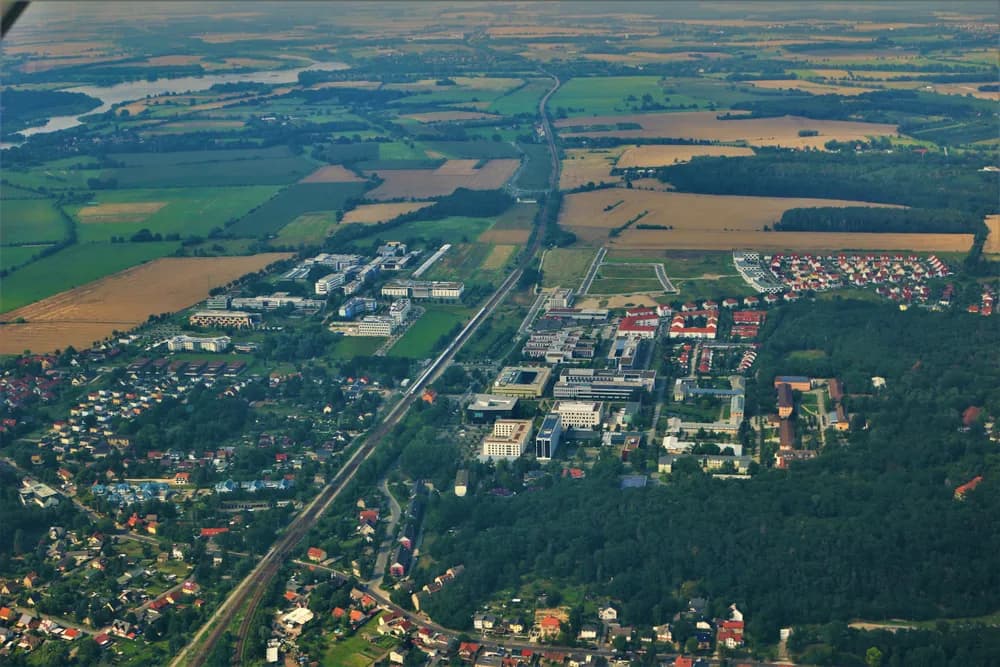 Universität Potsdam, Campus Golm, Luftaufnahme, aerial view, Golm, 2 — Potsdam